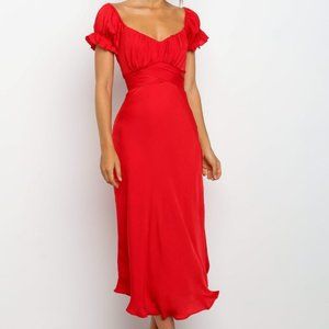 New Petal & Pup Oralie Dress, Red Size 4